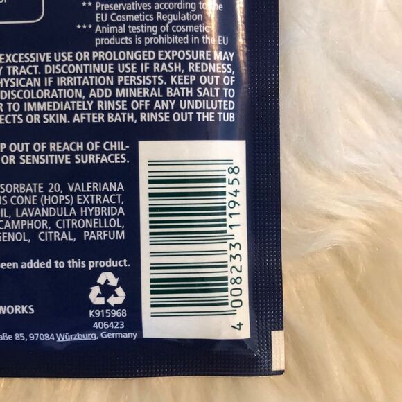 Kneipp Mineral Bath Salt Dream Away Valerian Hops 2.1 Oz New in Package - Picture 9 of 10